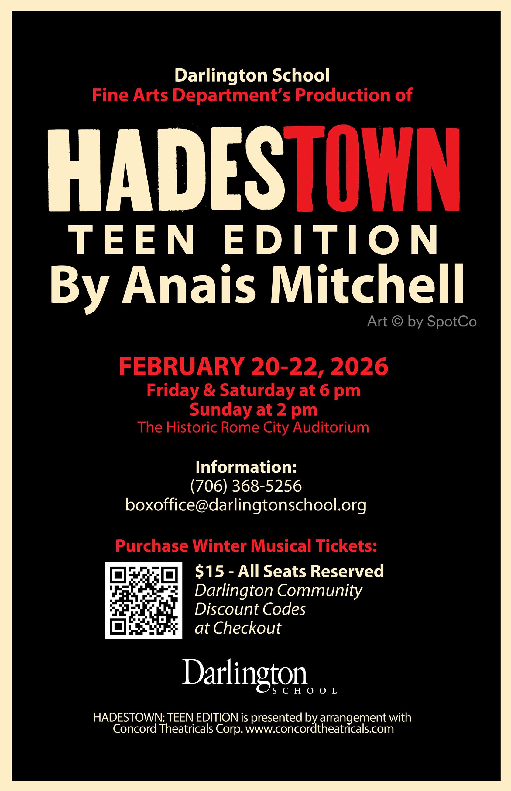 Hadestown Poster (11 x 17 in)