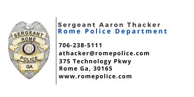 thacker business card